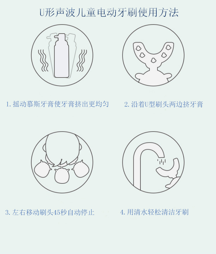 U型牙刷使用