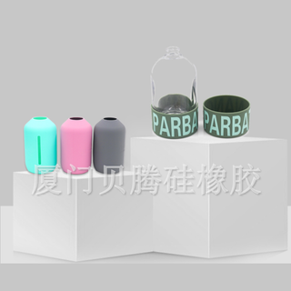 来图来样专业定制糖果色食品级硅胶保护杯瓶套玻璃管套