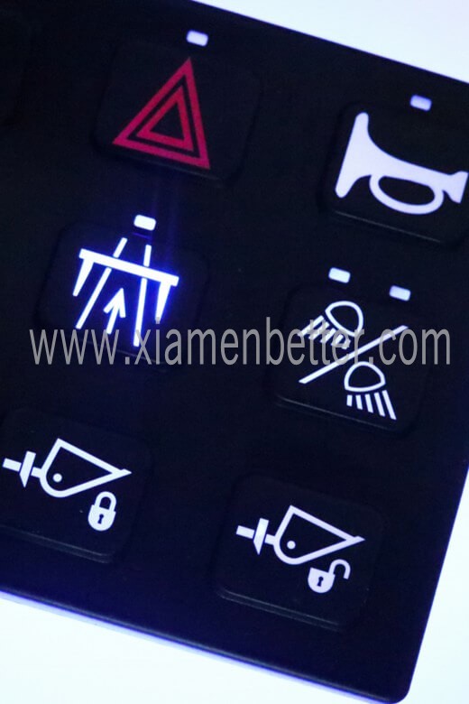 镭雕背光按键