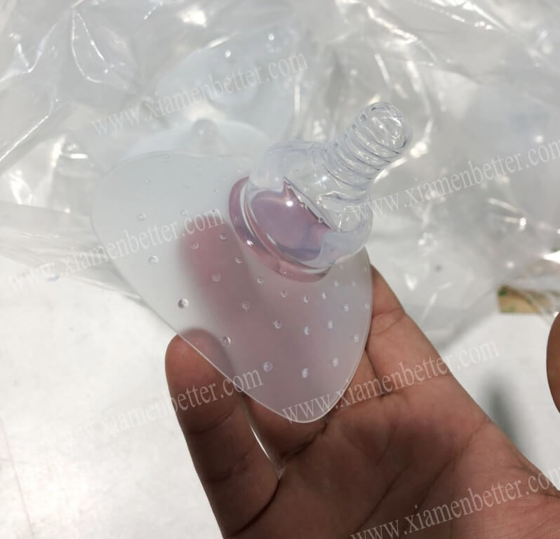 不含双酚A/双酚S婴儿液体硅胶喂养胸乳头保护罩