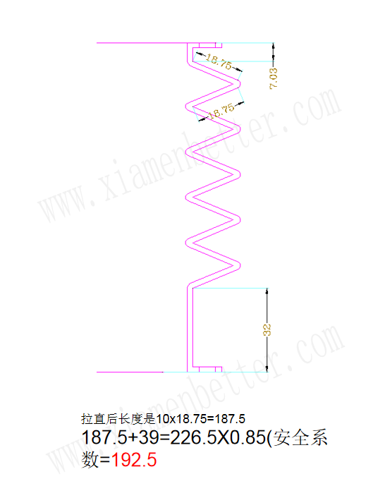 橡胶波纹管拉伸安全系数